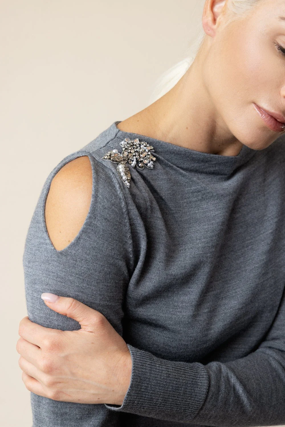 Drape Detail Jumper - Image 3
