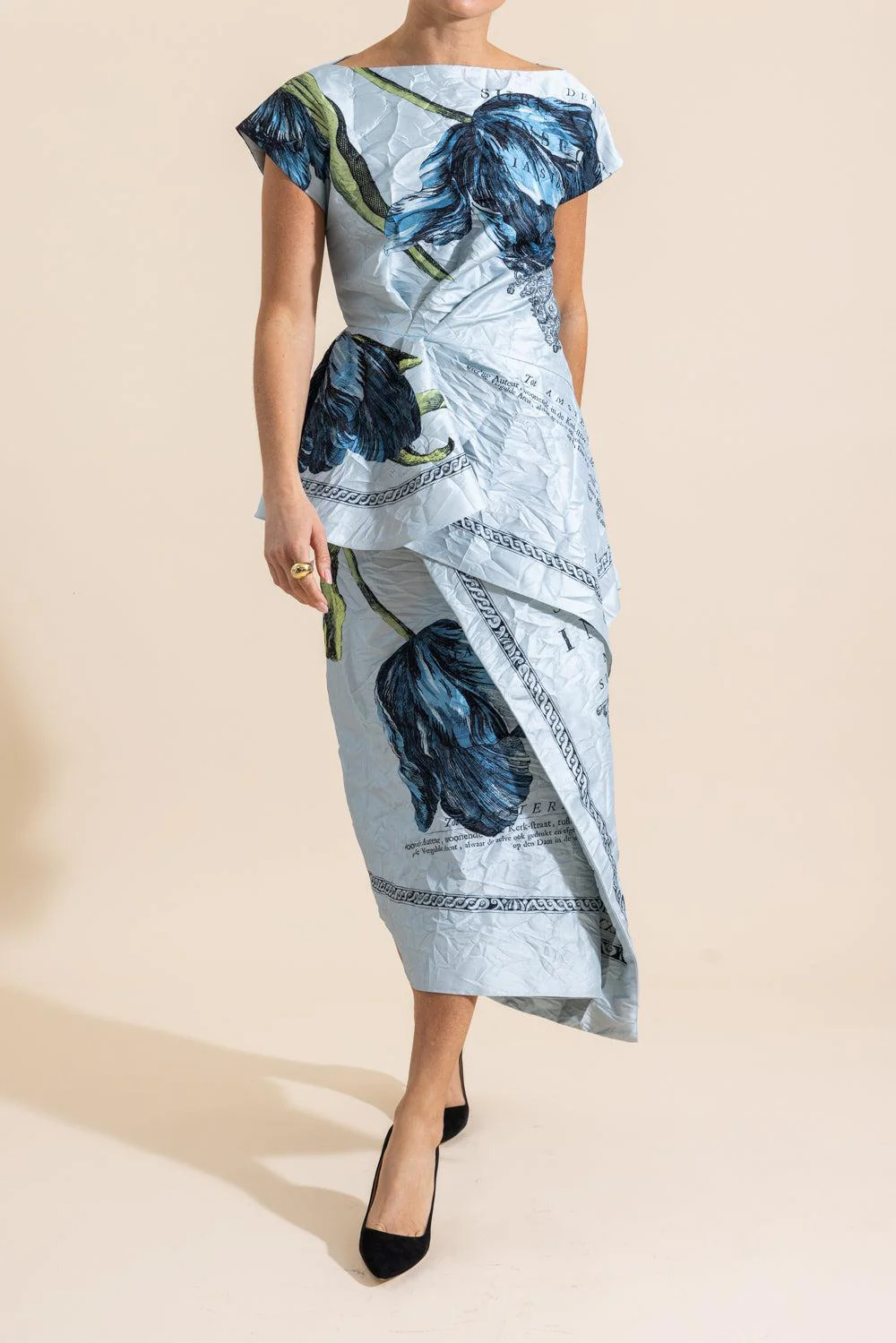 Draped Midi Skirt - Image 2