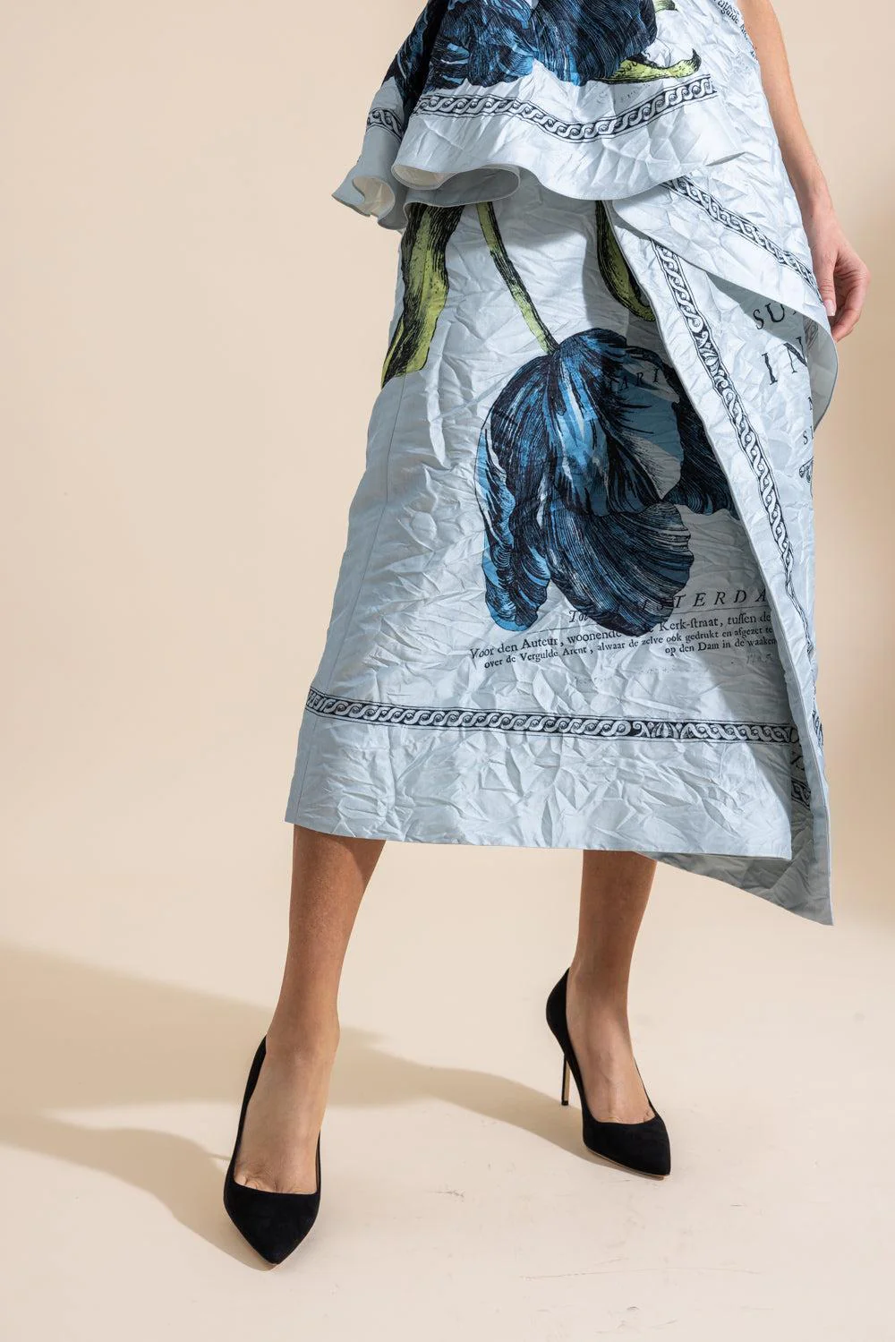 Draped Midi Skirt - Image 3