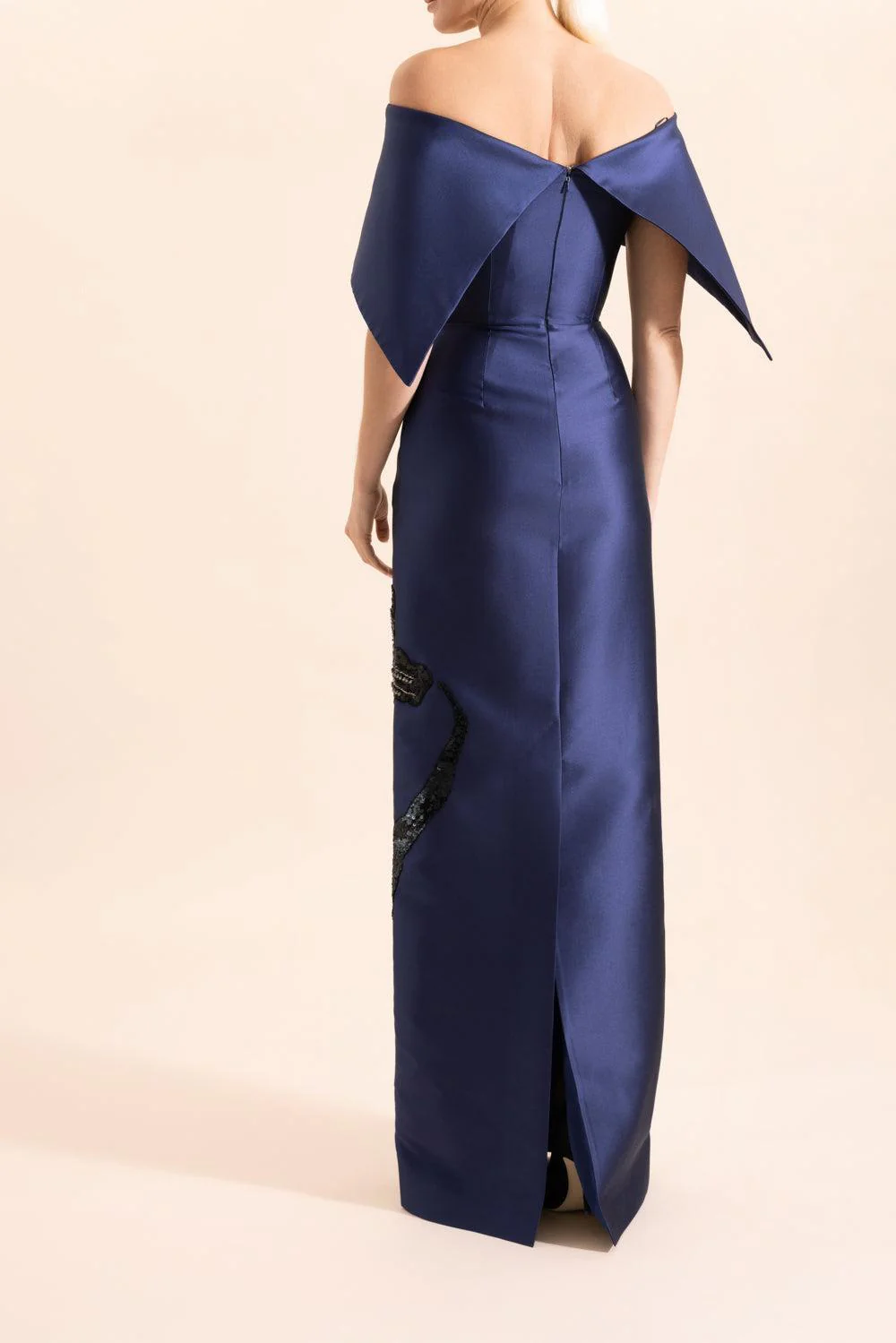 Embellished Off The Shoulder Gown - Image 4