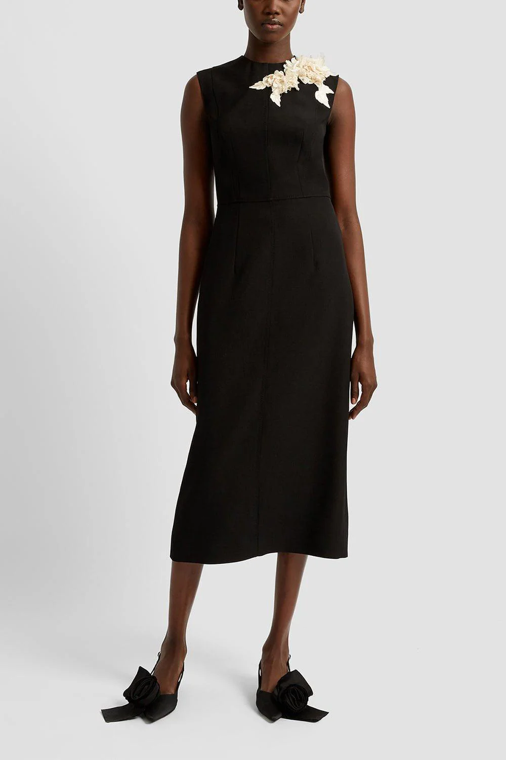 Embellished Pencil Midi Dress - Image 3