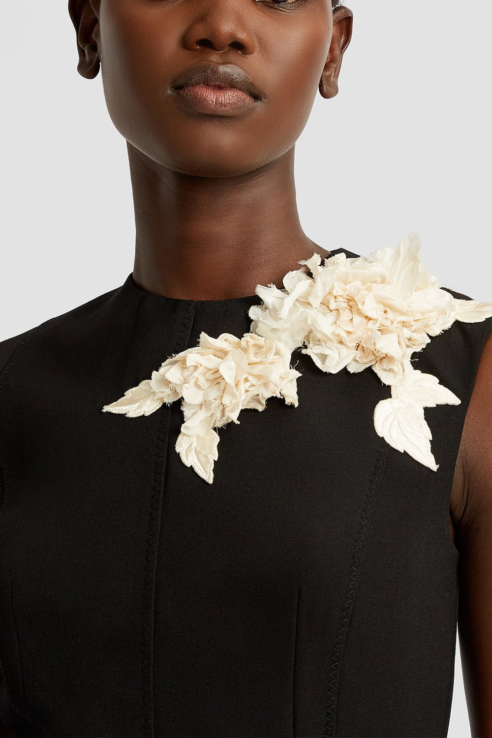Embellished Pencil Midi Dress - Image 4