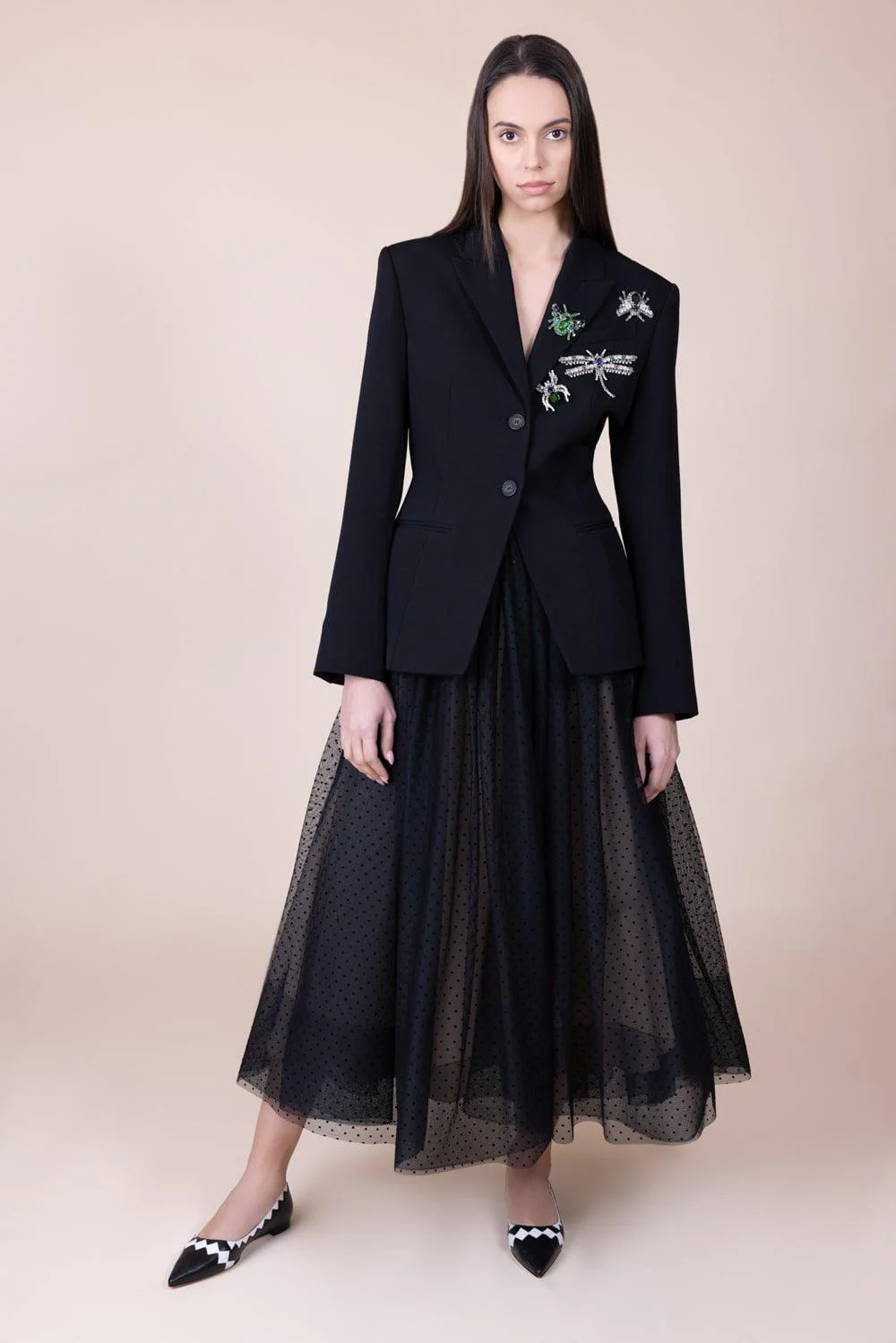 Embroidered Blazer - Image 3