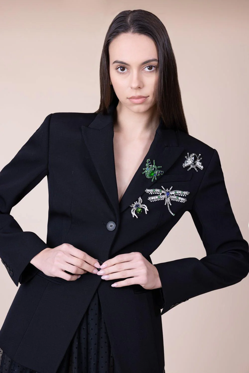 Embroidered Blazer - Image 4