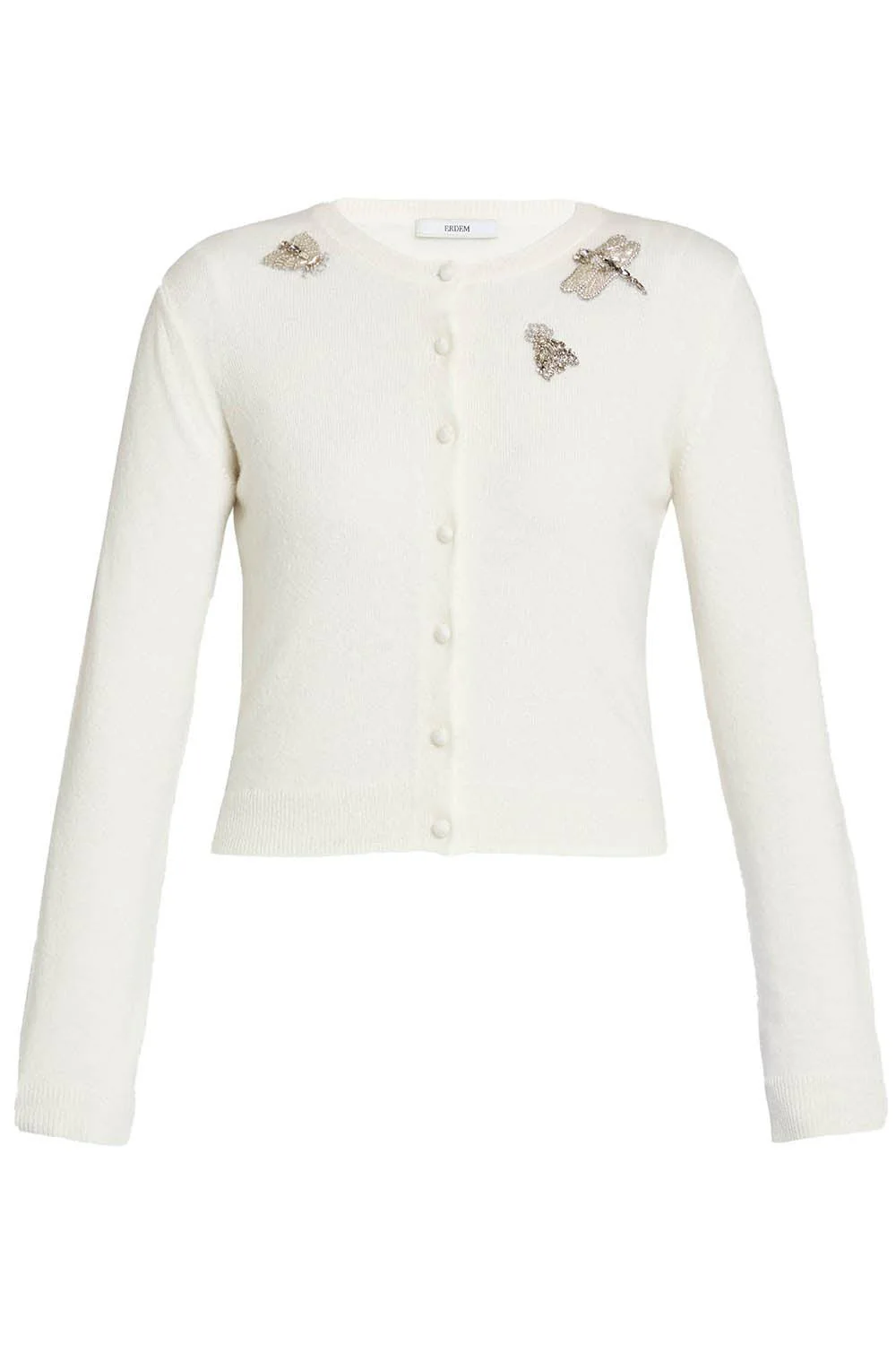 Embellished Crew Neck Cardigan
