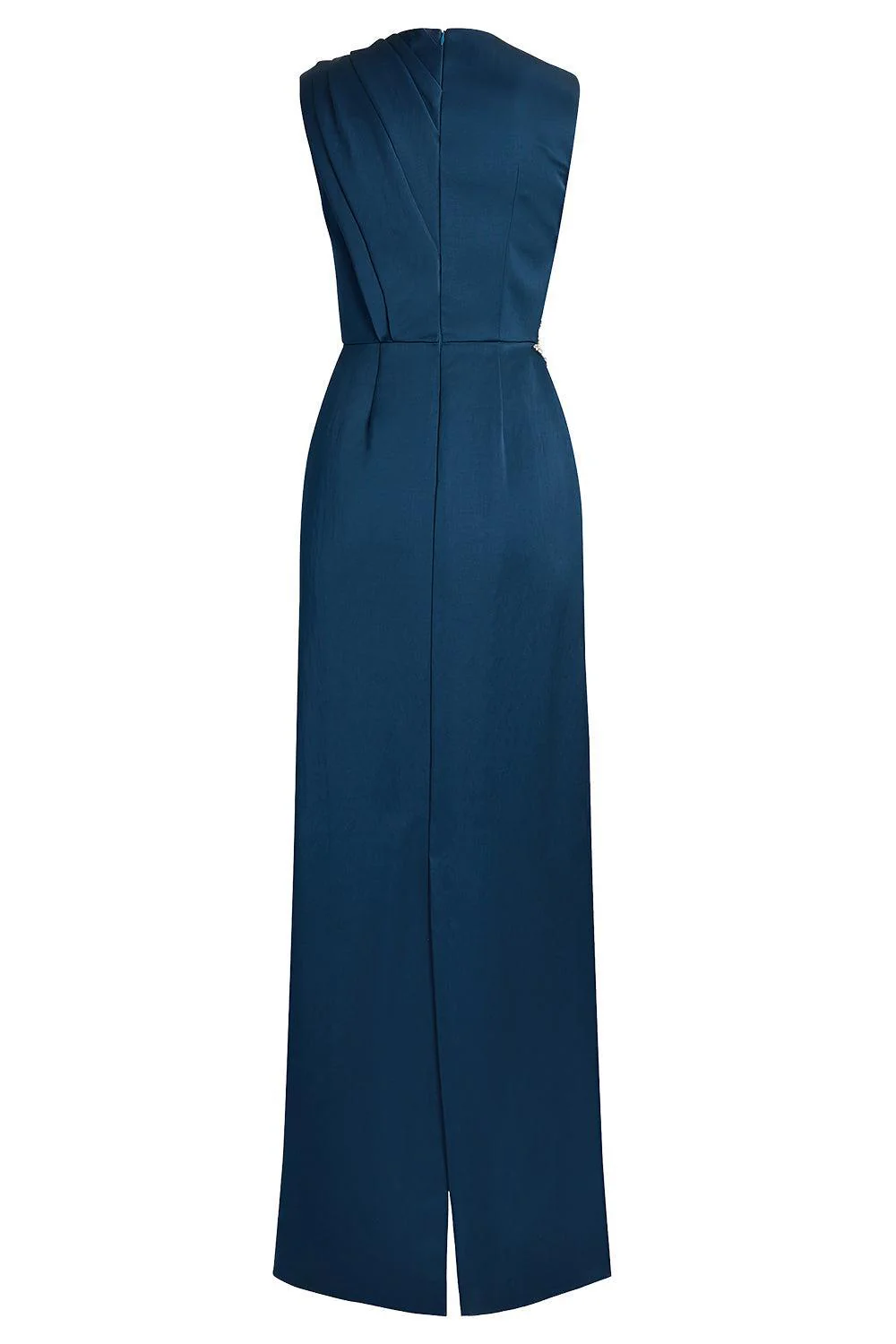 Embroidered Sleeveless Pencil Gown - Image 2