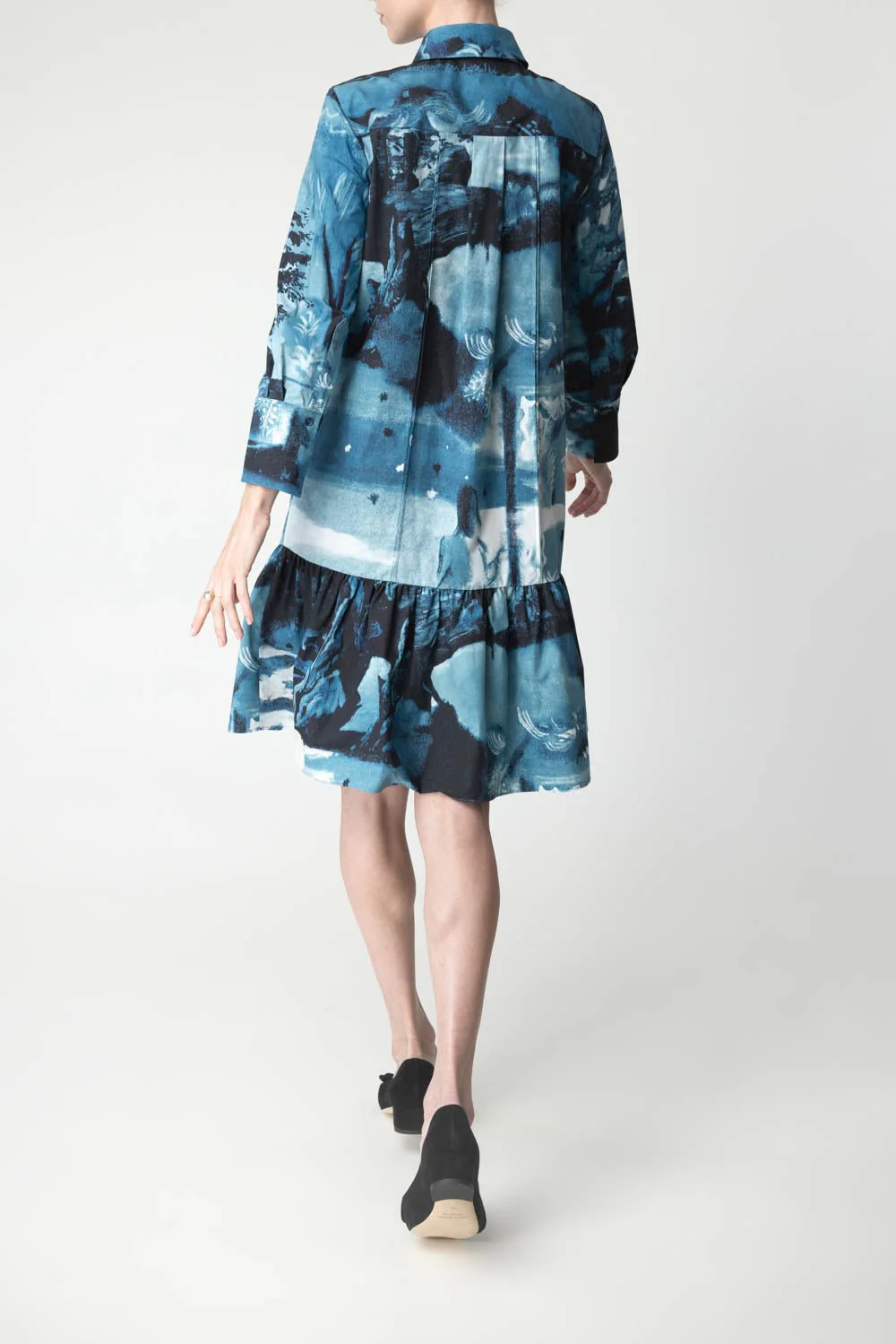 Long Sleeve Shirt Dress - Image 4
