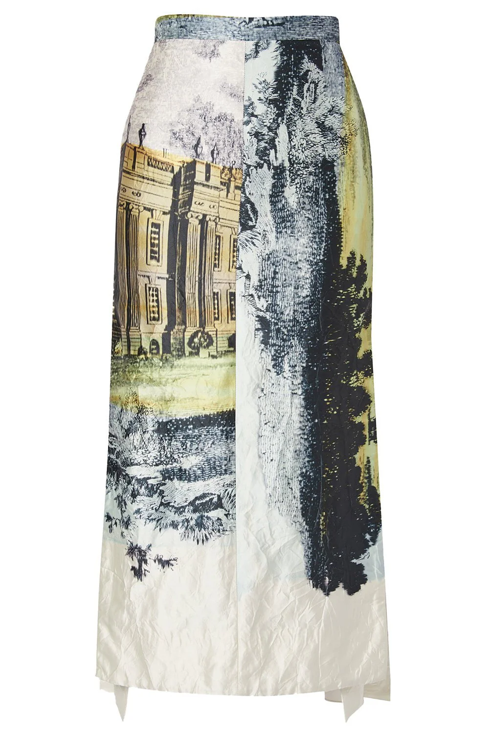 Pleated Midi Skirt