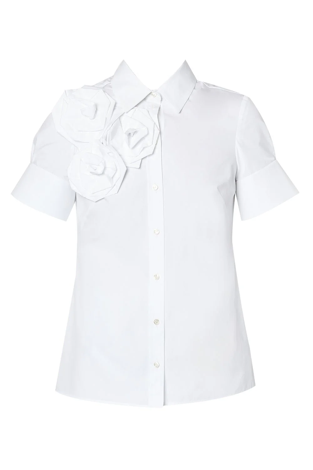 Rosette Button Down Shirt