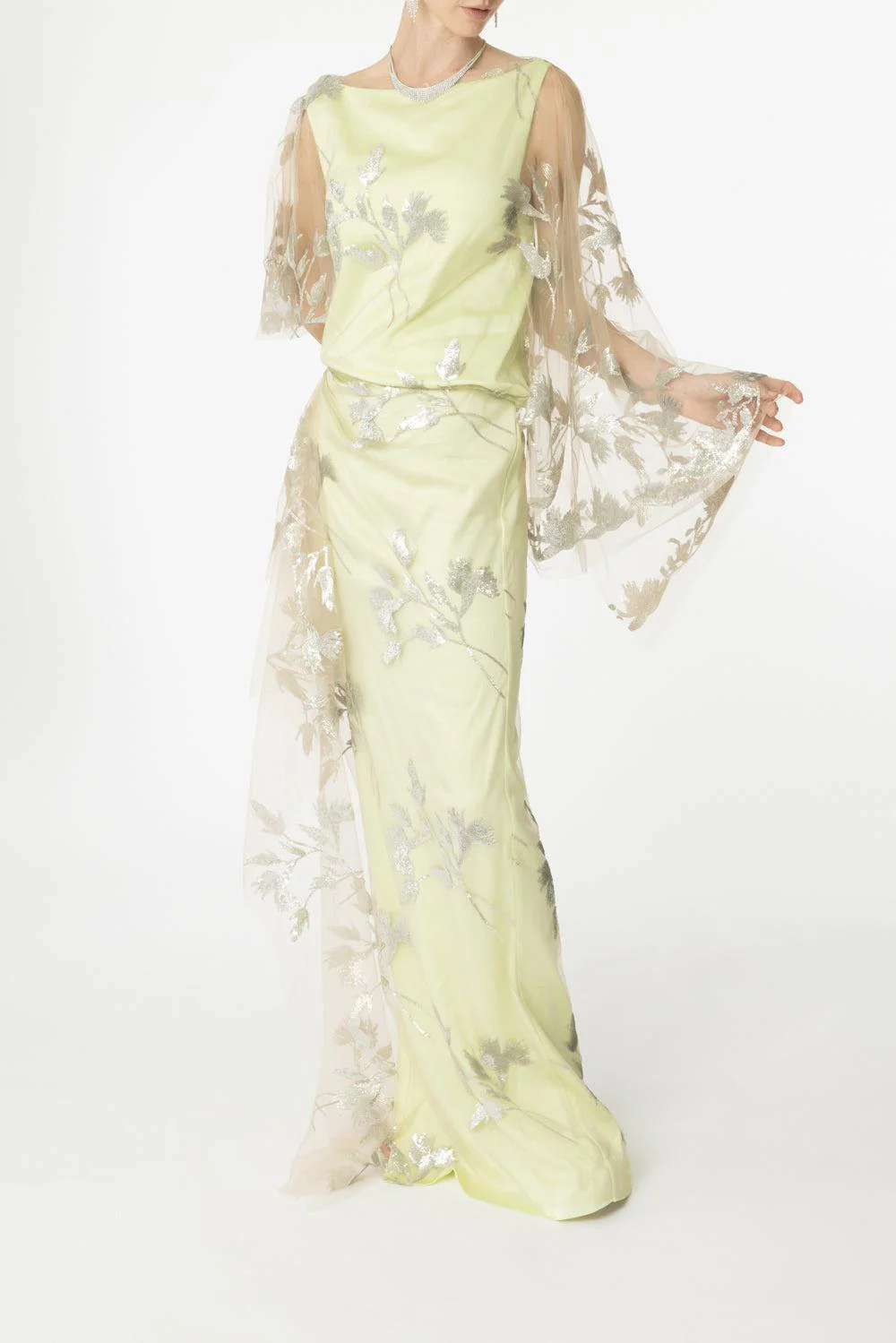 Short Sleeve Drape Gown - Image 2
