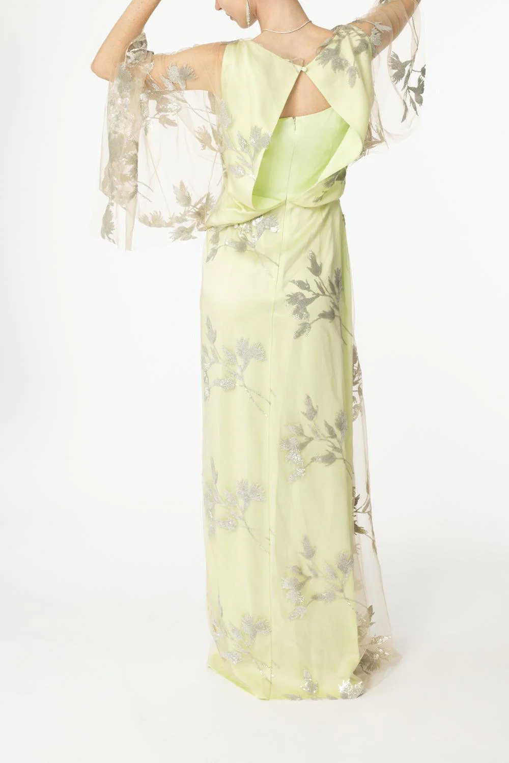 Short Sleeve Drape Gown - Image 4