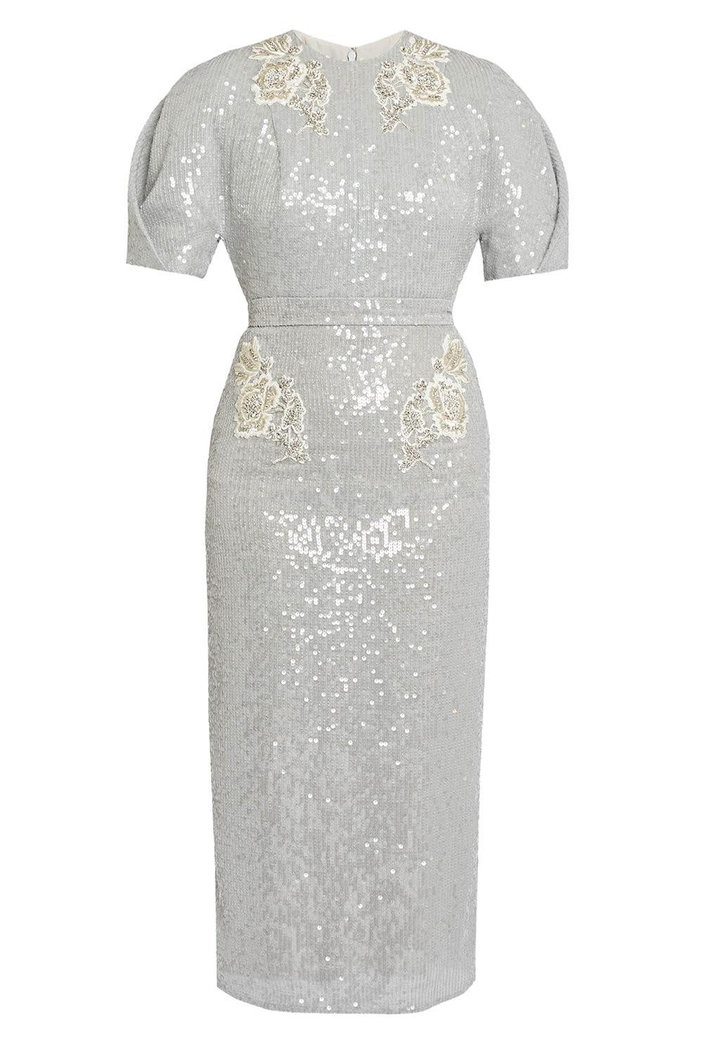 Short Sleeve Midi Cocktail Dress
