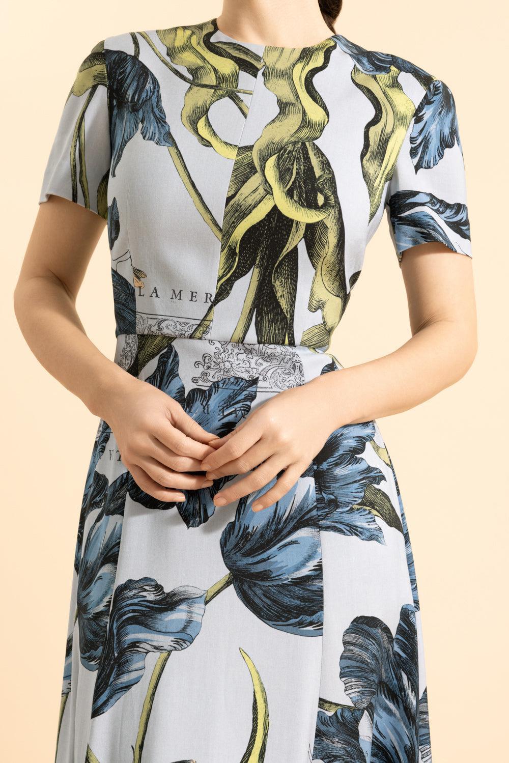 Short Sleeve Midi Dress - Image 3