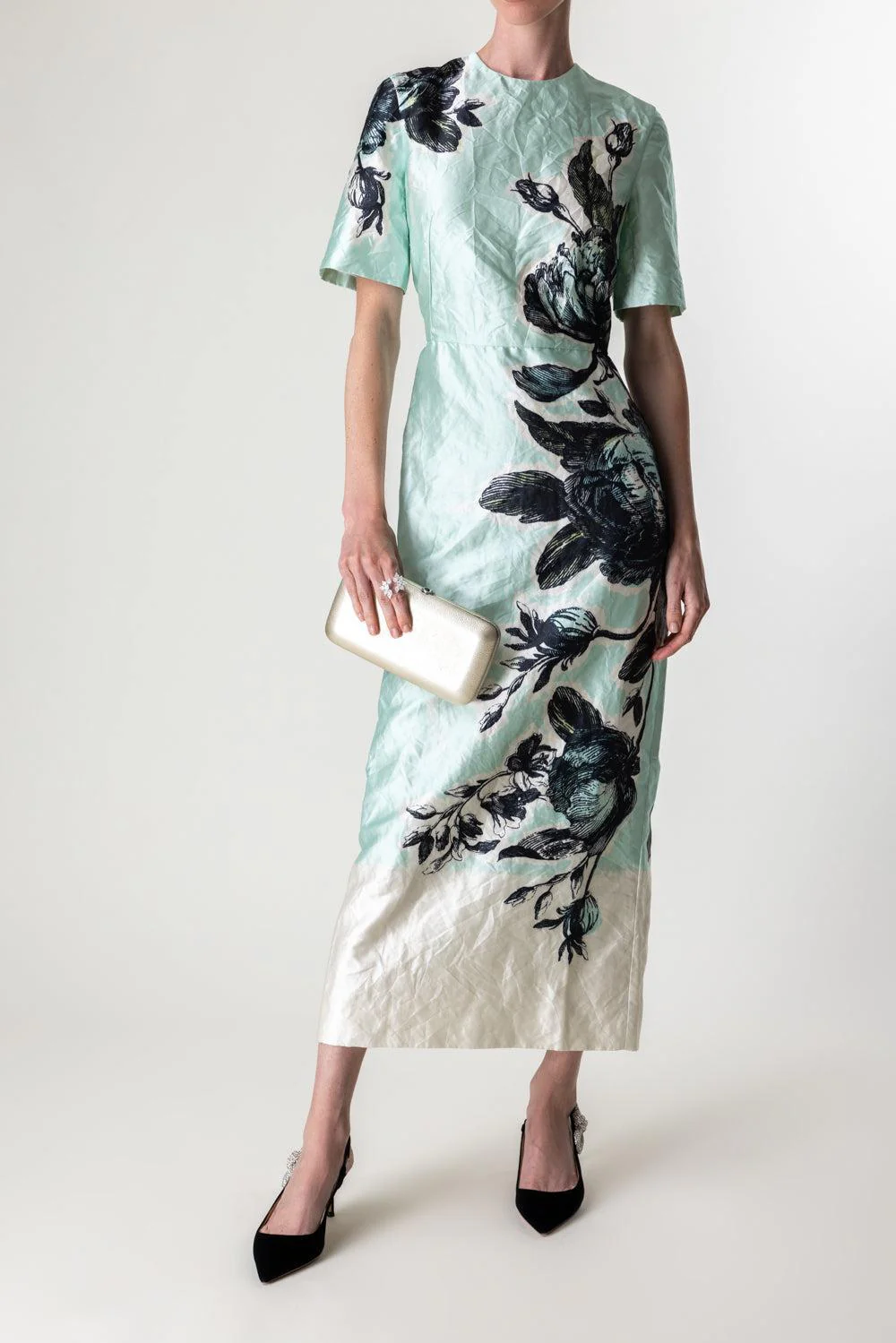 Short Sleeve Midi Shirt Dress - Image 2
