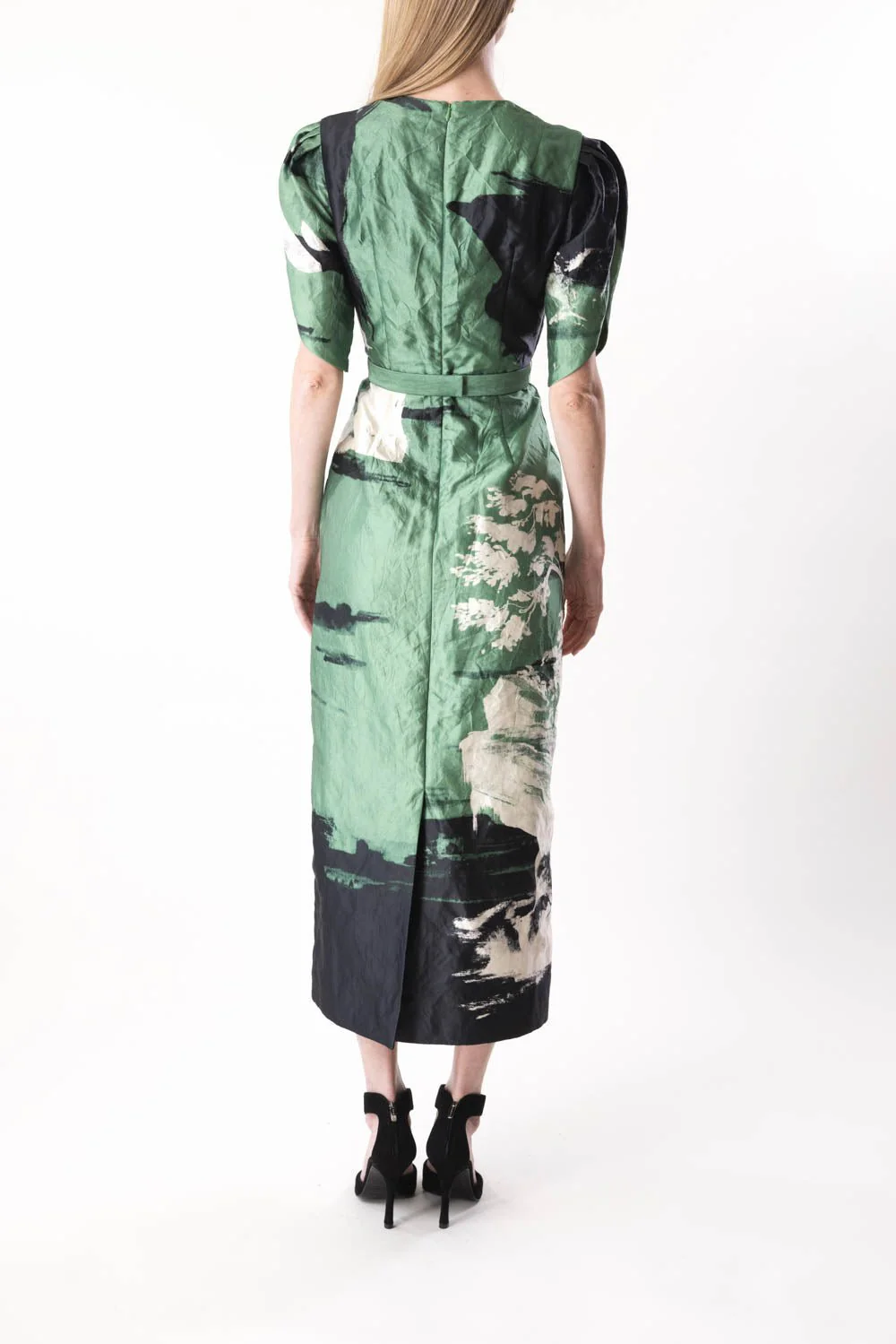 Short Sleeve Pencil Cocktail Dress - Image 4