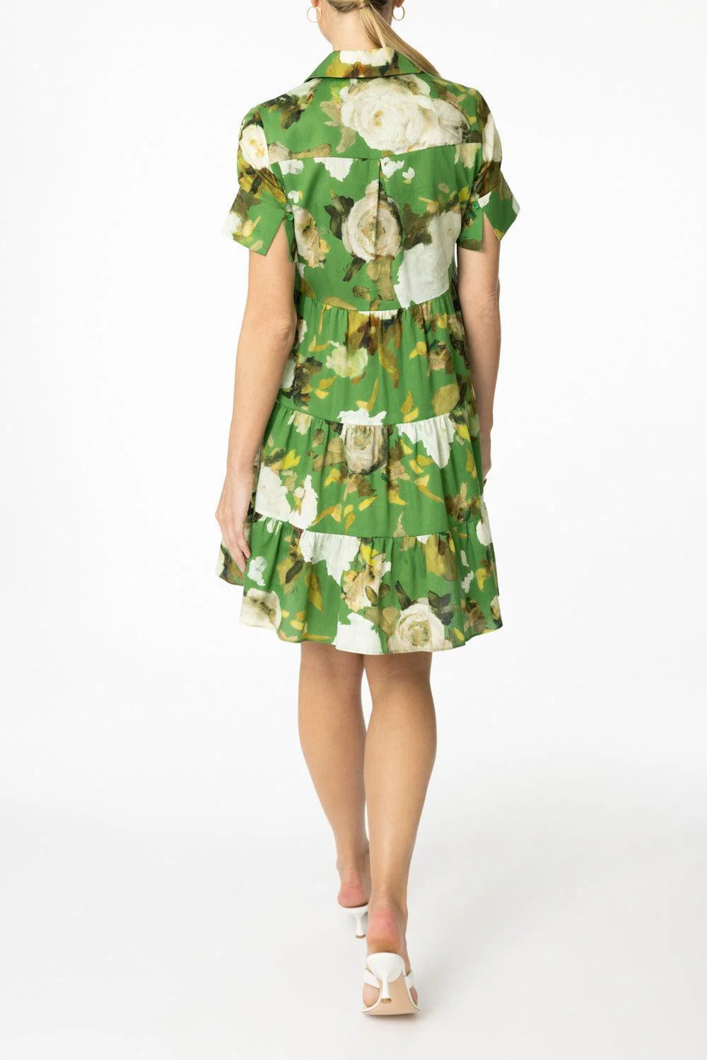 Short Sleeve Shirt Dress - Image 4