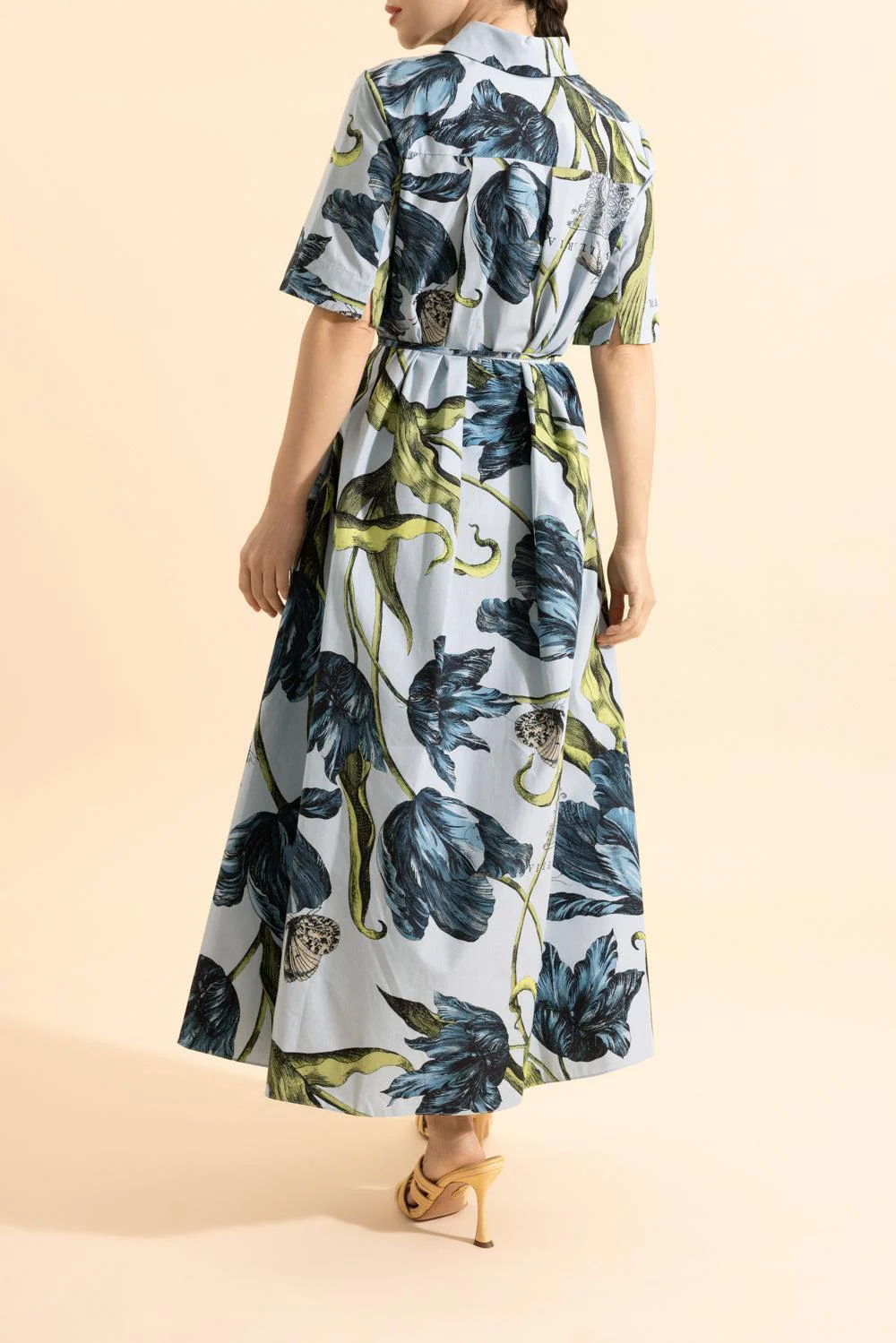 Short Sleeve Shirt Dress - Image 4
