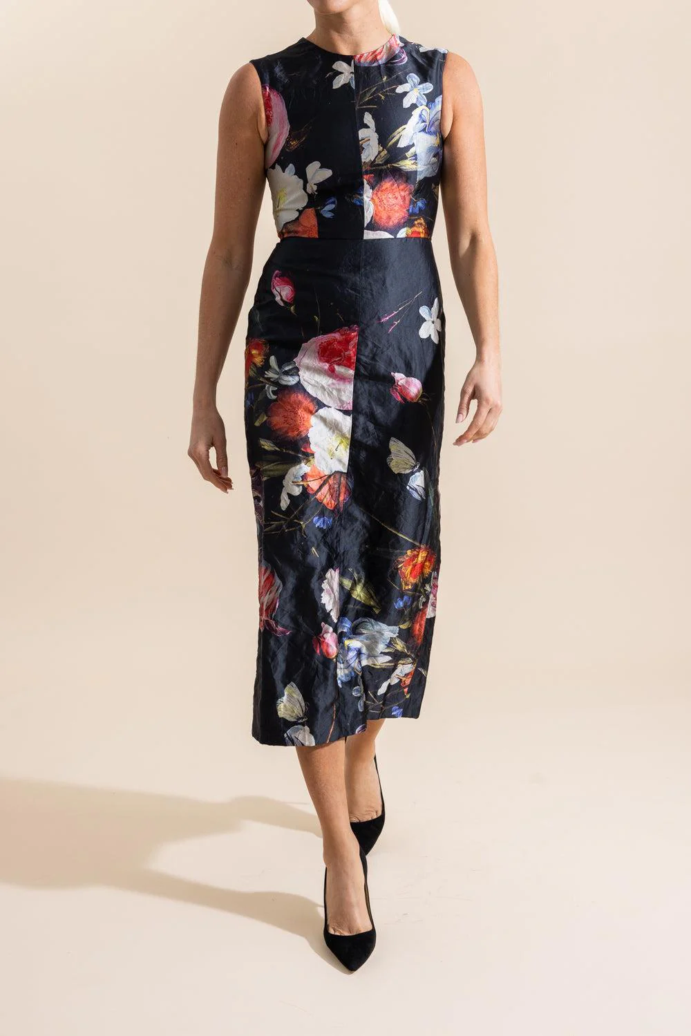 Sleeveless Cocktail Pencil Dress - Image 2