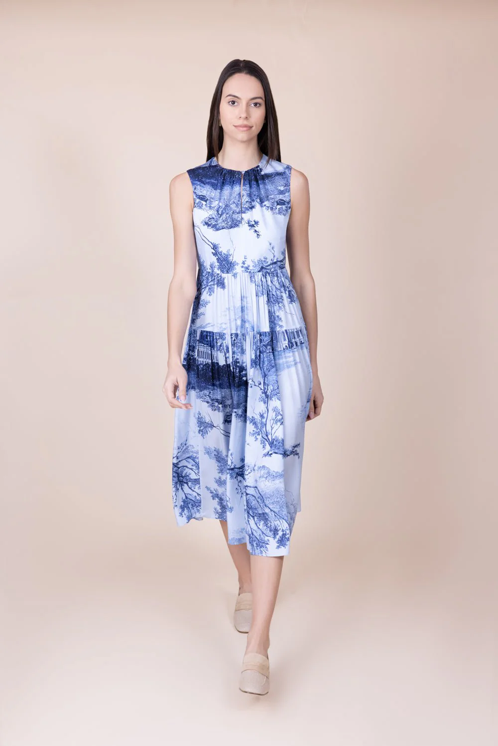 Sleeveless Midi Dress - Image 3
