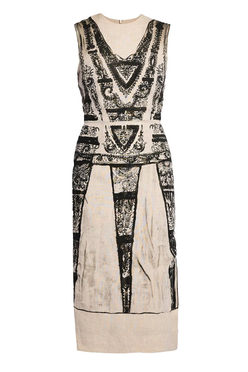 Sleeveless Midi Pencil Dress