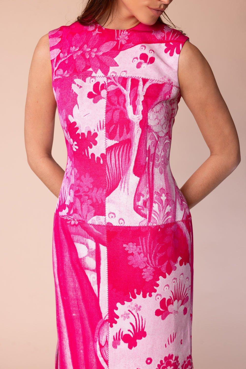 Sleeveless Midi Pencil Dress - Image 3
