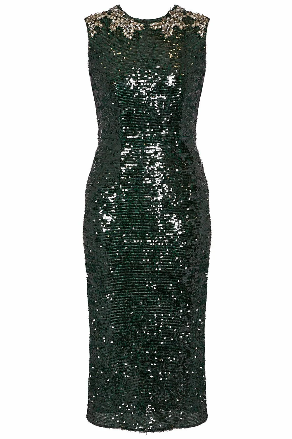 Sleeveless Pencil Midi Dress