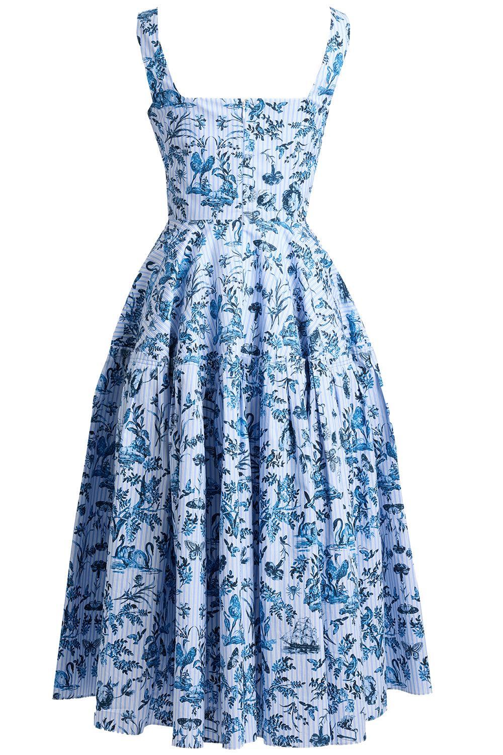 Stripe Sleeveless Midi Dress - Image 5