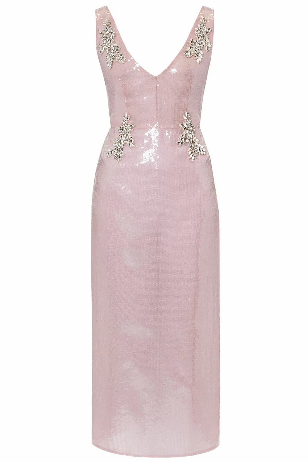 VNeck Pencil Cocktail Dress
