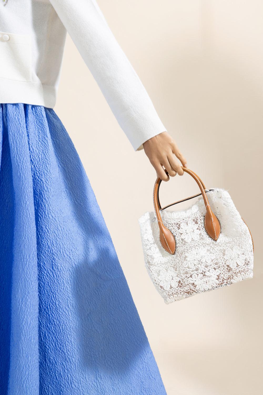 Margot Mini Lace Shopping Bag - Image 2