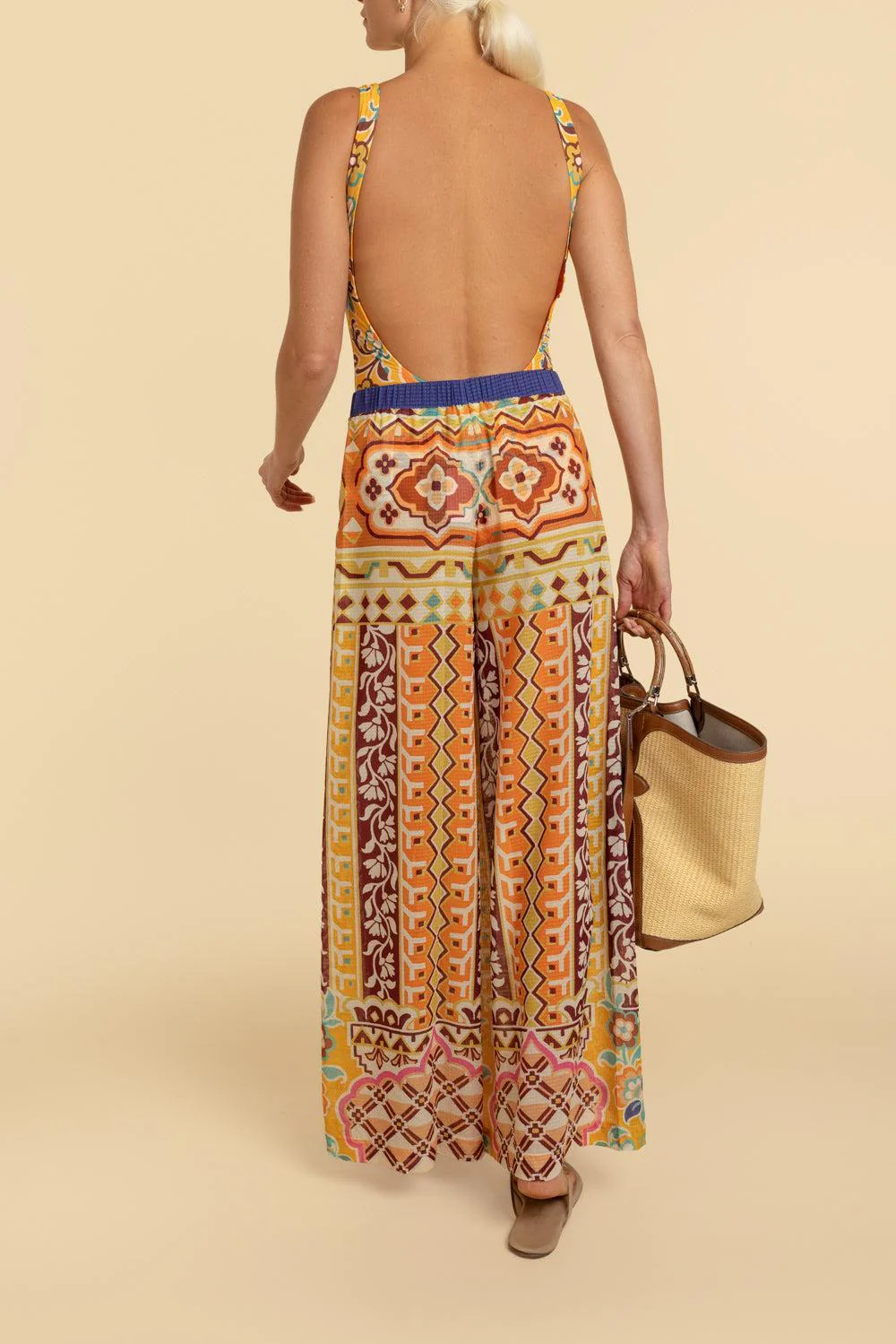 Cropped Tie Pant - Image 4