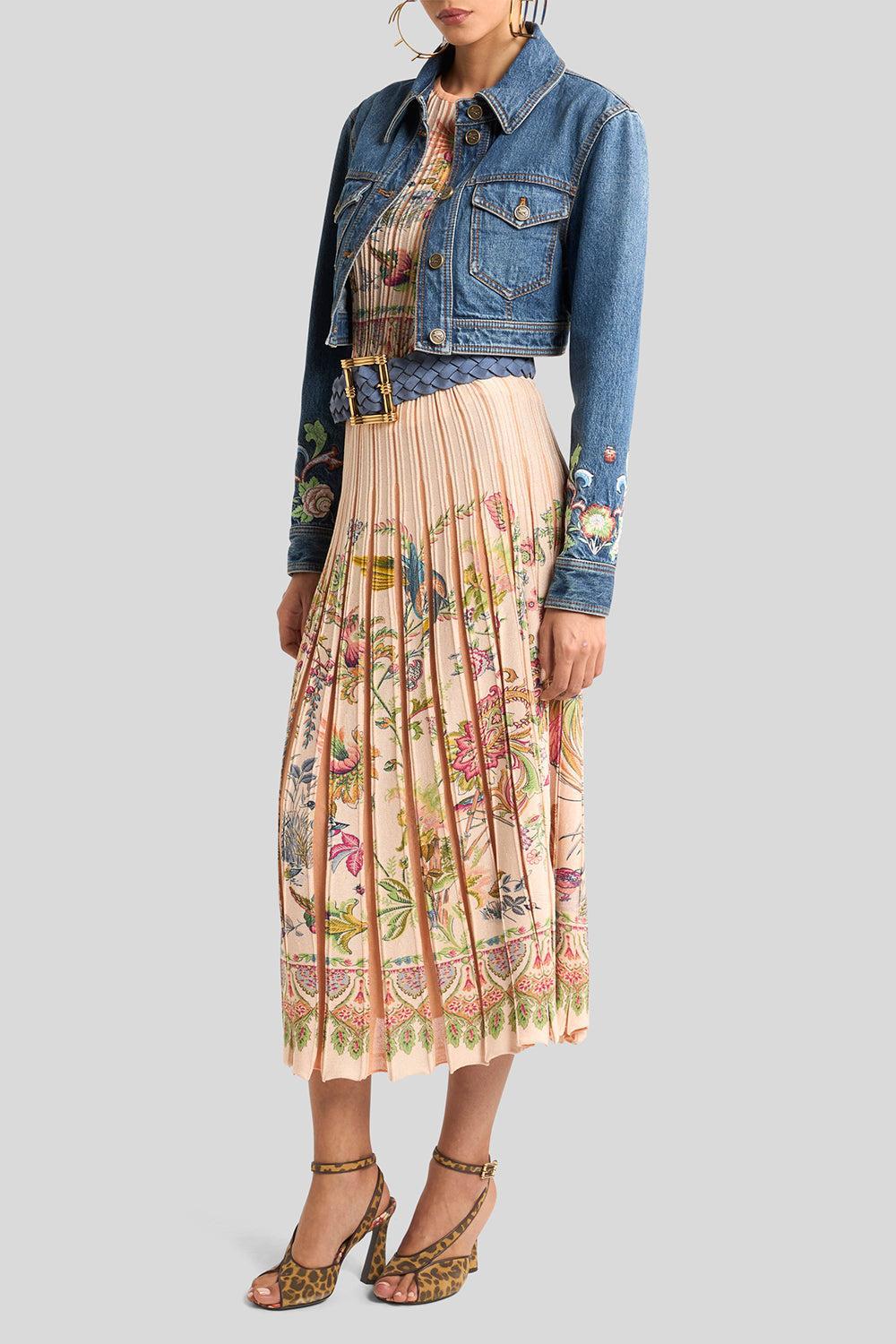 Embroidered Crop Jacket - Image 2