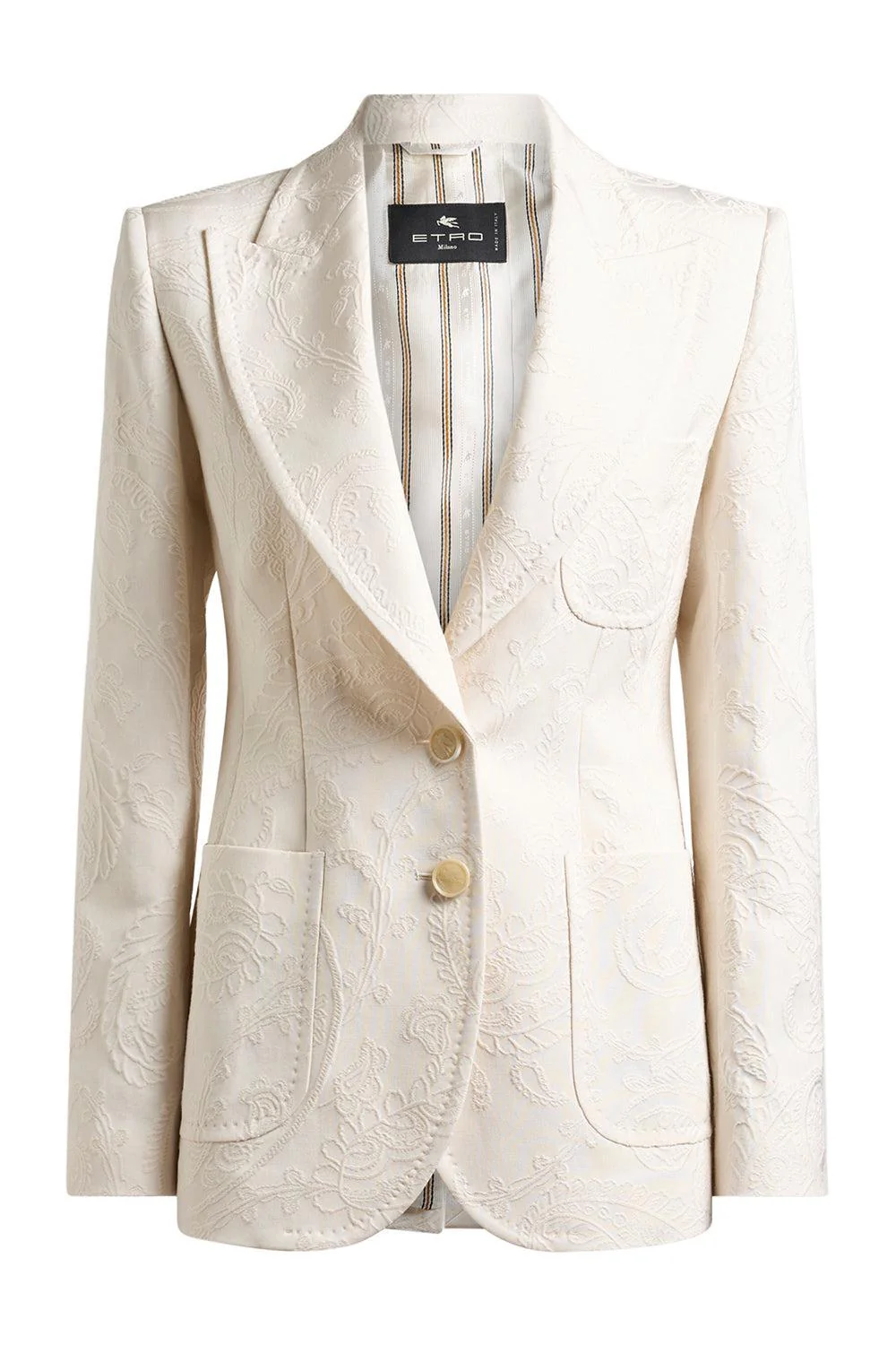 Fitted Peak Lapel Jacket