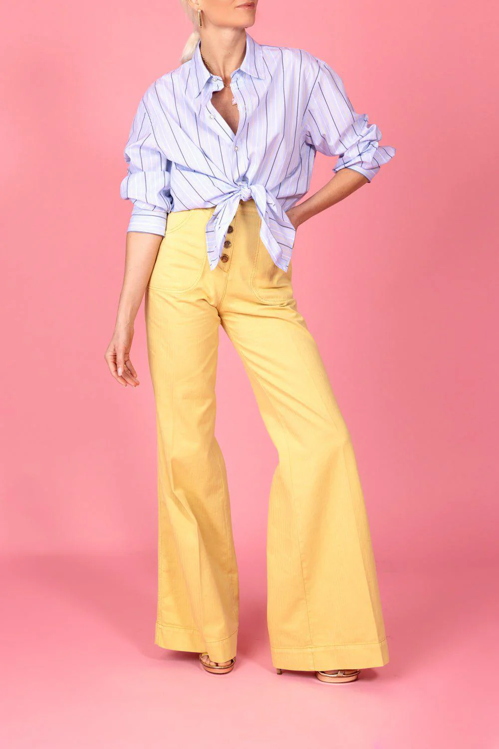 Five Button Flare Pant - Image 2