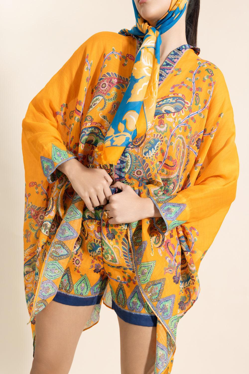 Flare Poncho Beach Blouse - Image 4