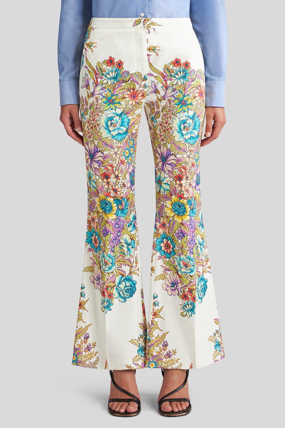Floral Crop Flare Pant - Image 3