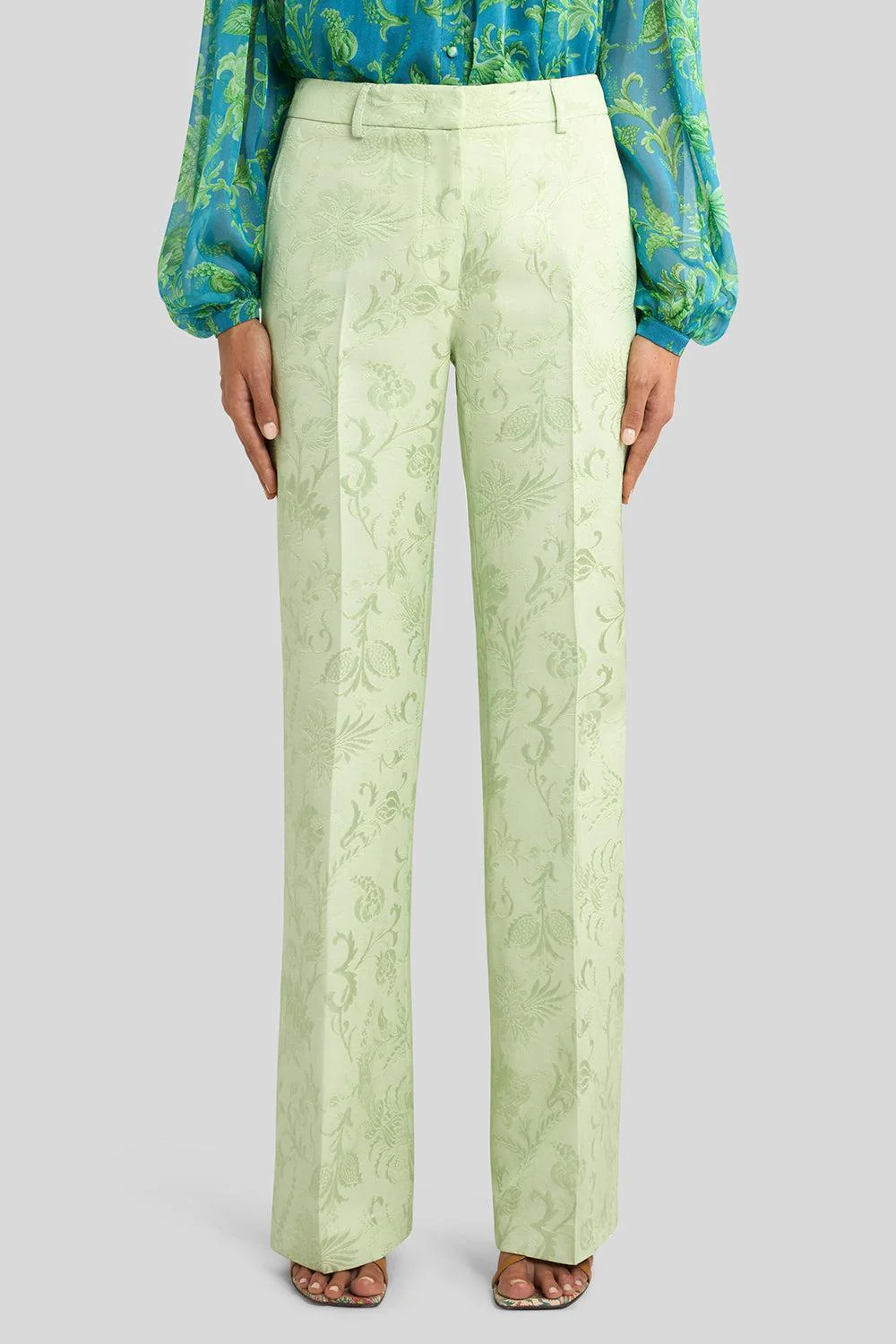 Full-Length Bootcut Trousers - Image 3