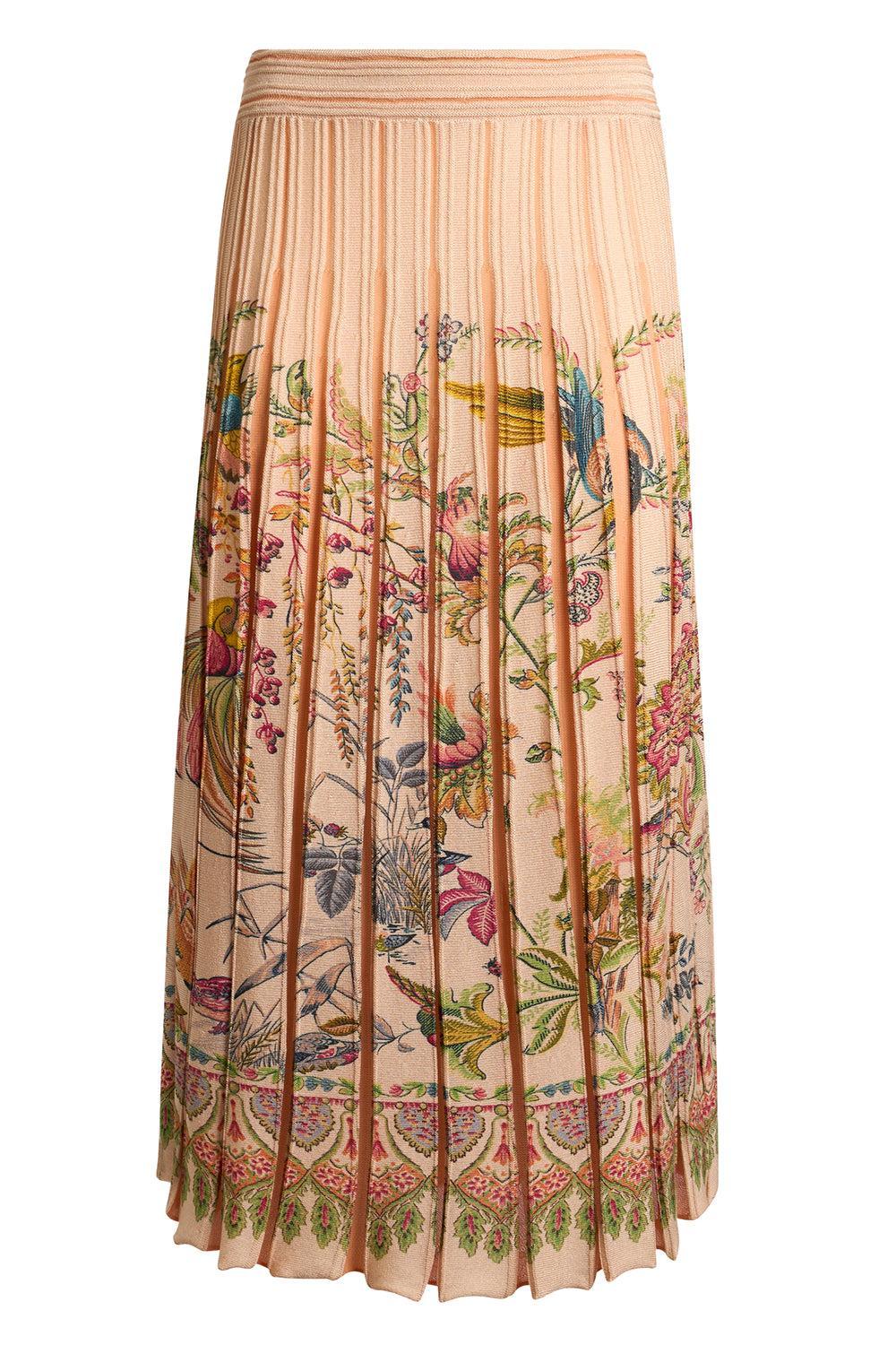 Knee-Length Knit Skirt