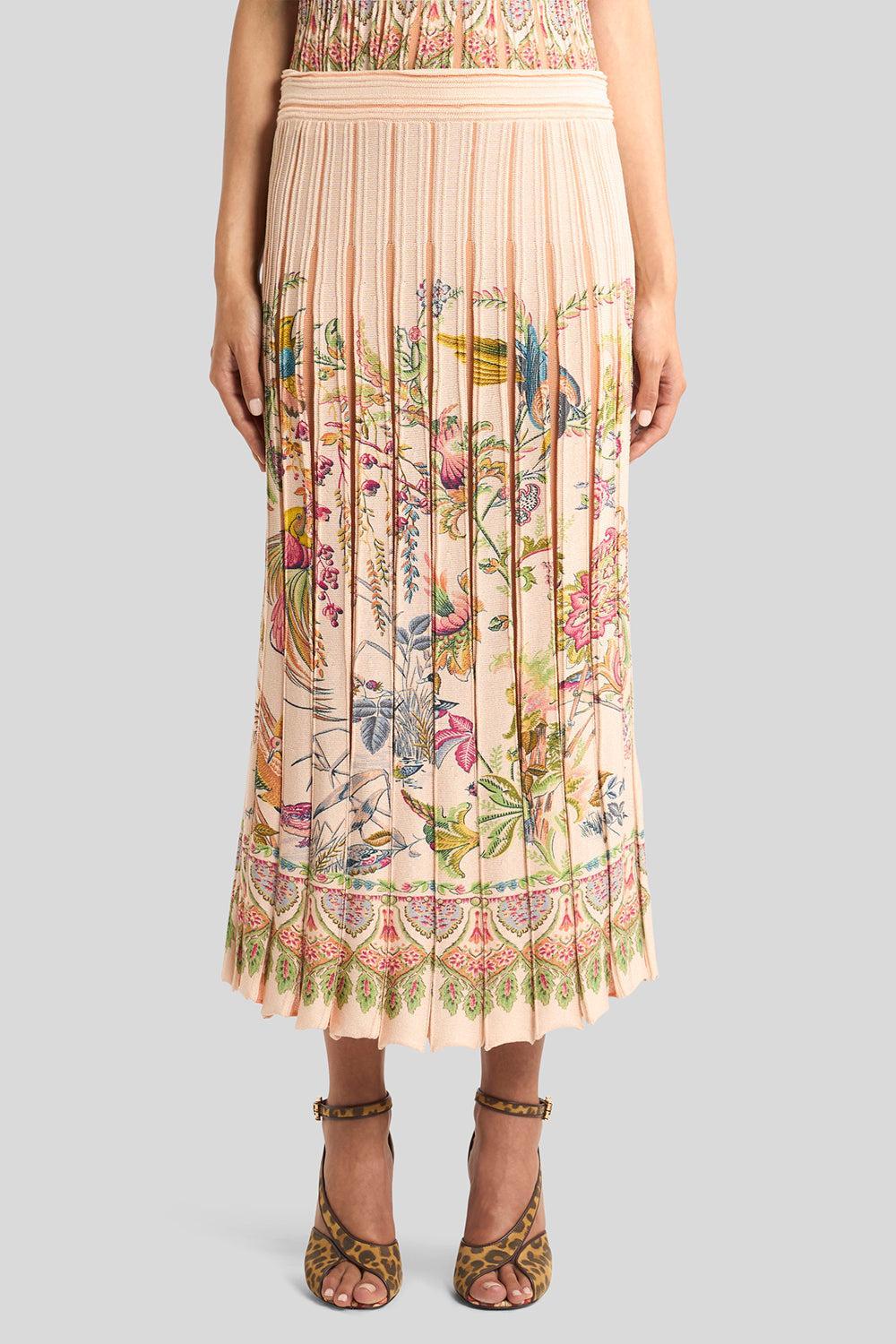 Knee-Length Knit Skirt - Image 3