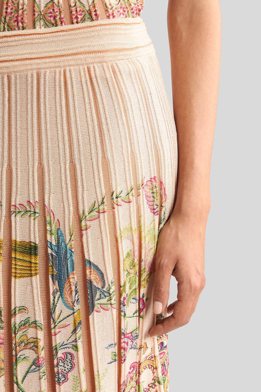 Knee-Length Knit Skirt - Image 4