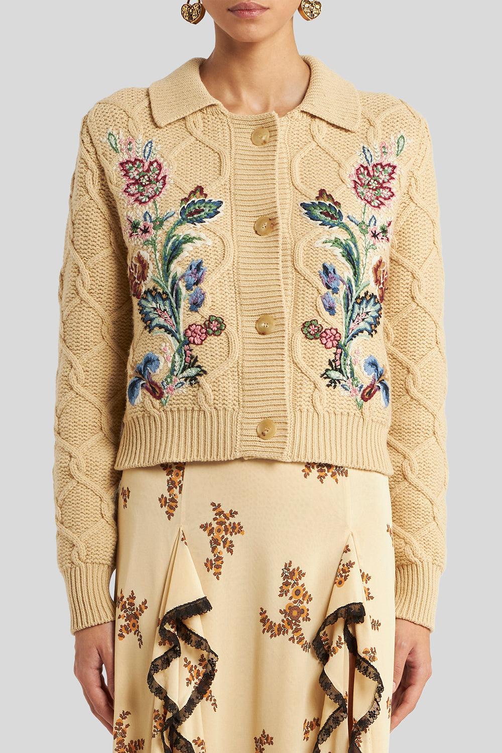 Knit Collared Jacket - Image 2