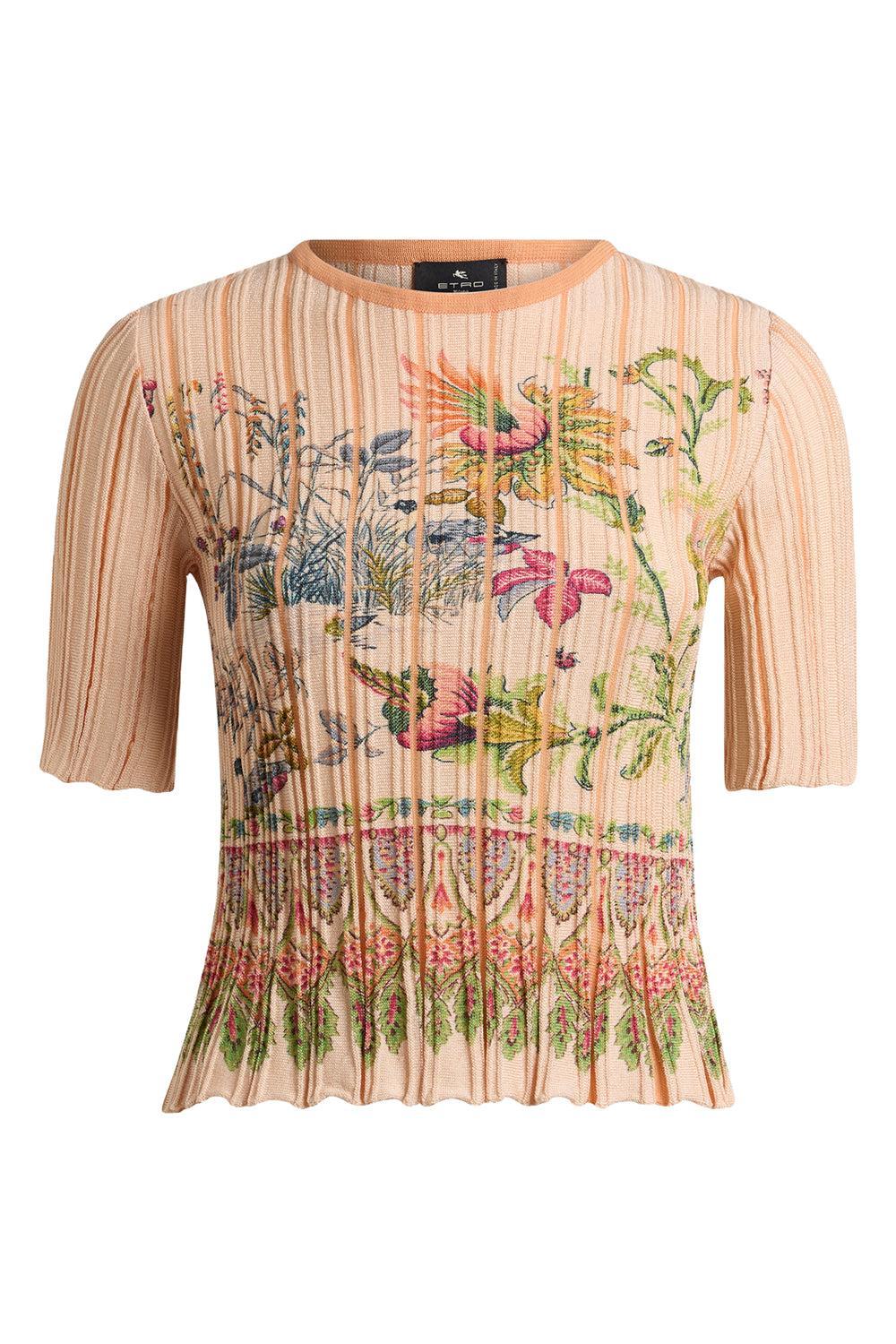 Knit Pleading Crop Top