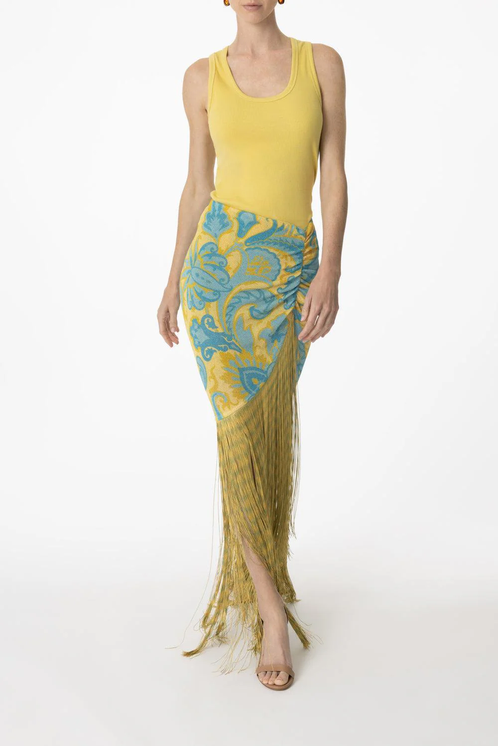 Long Fringe Skirt - Image 2