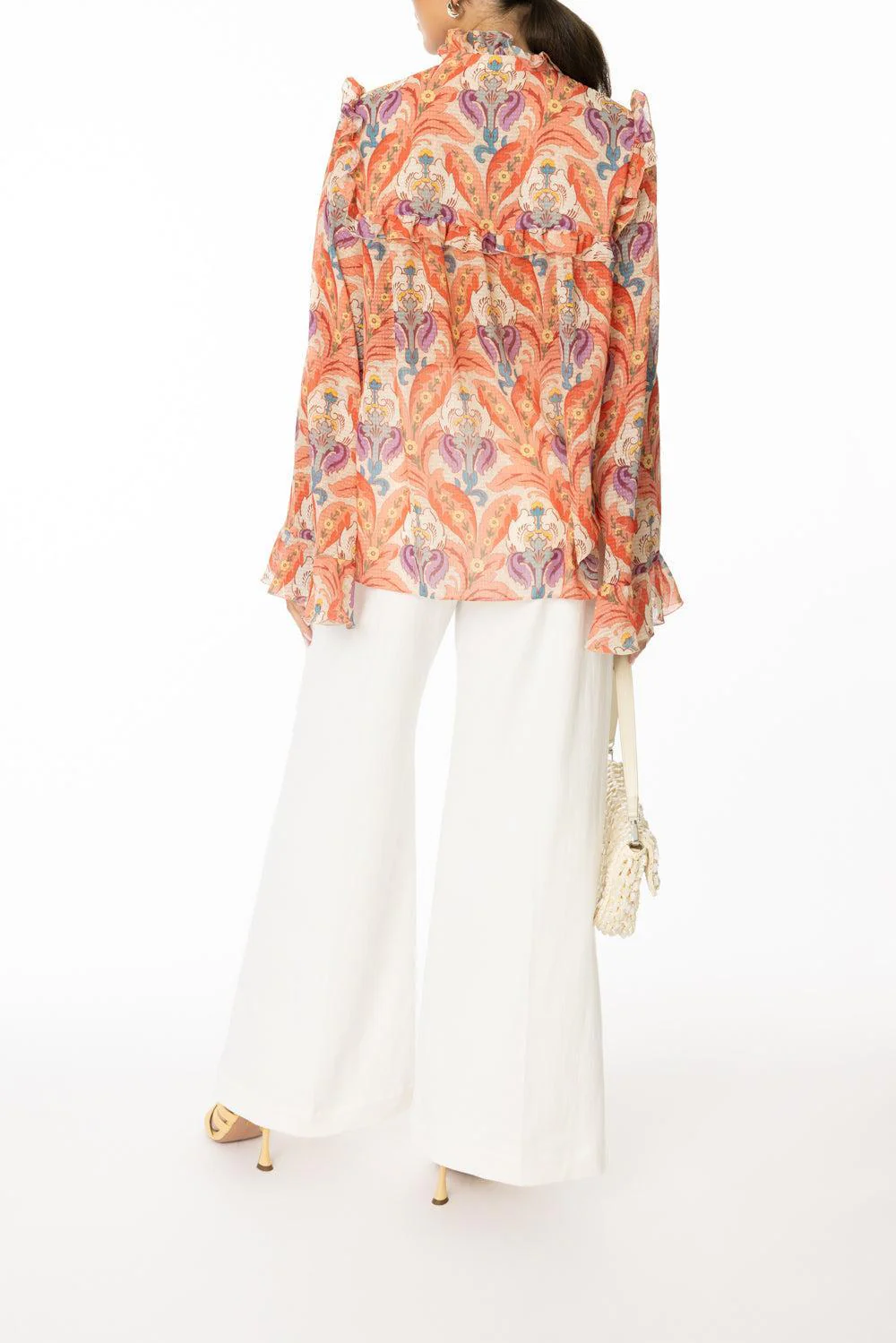Long Sleeve Ruffle Blouse - Image 4