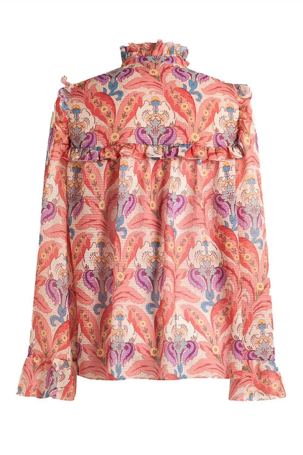 Long Sleeve Ruffle Blouse - Image 5