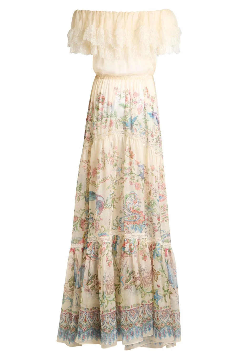 Off The Shoulder Inset Gown - Image 5