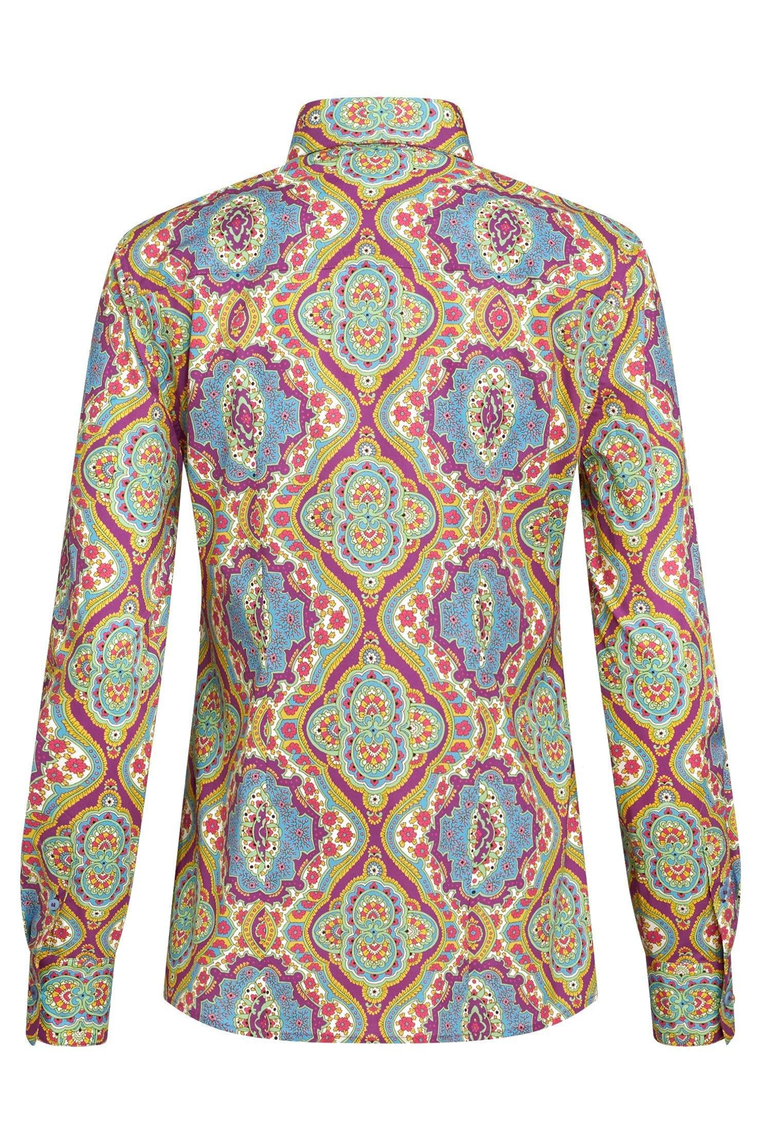 Paisley Button Down Blouse - Image 5