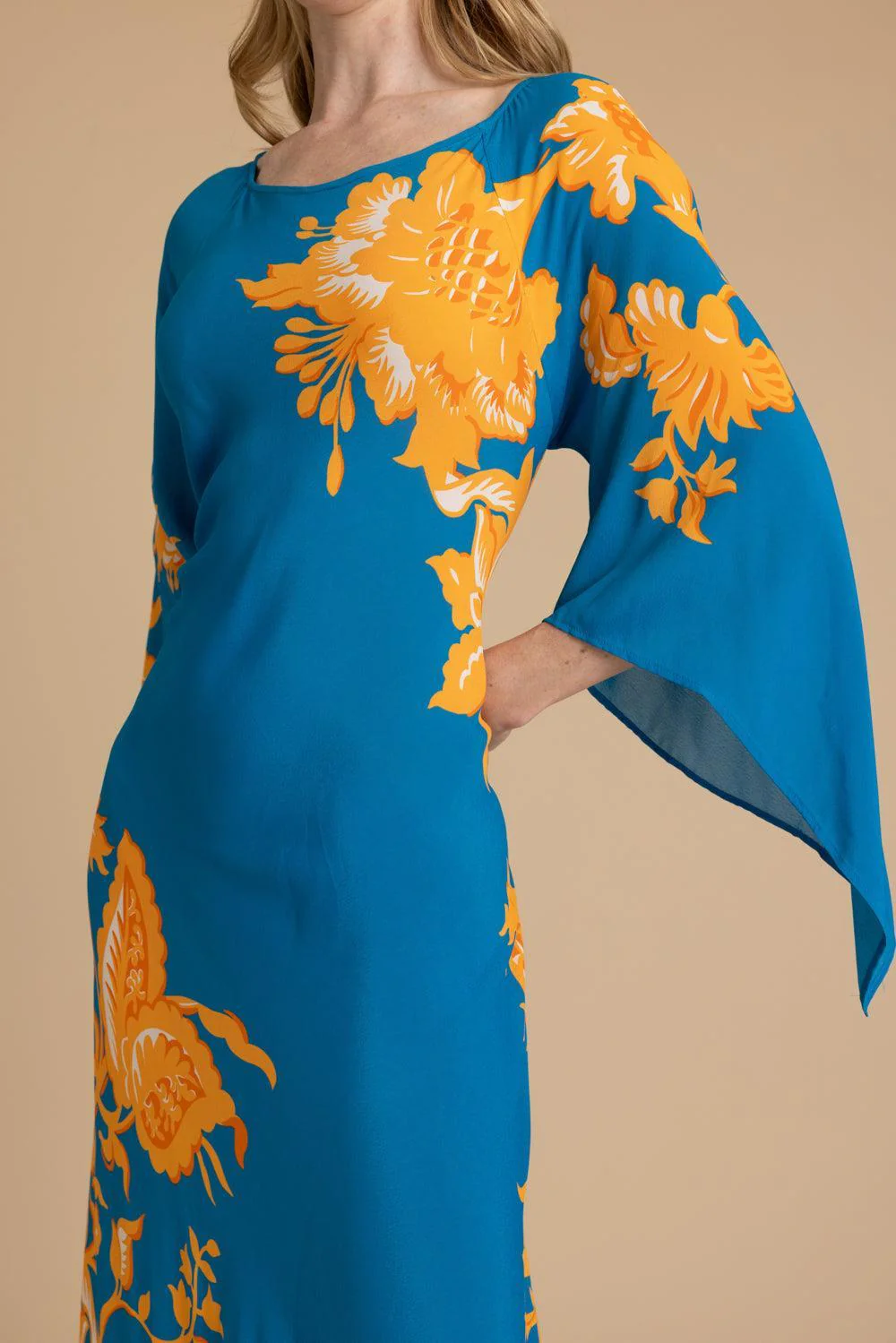 Printed Beach Maxi Dress - Image 3
