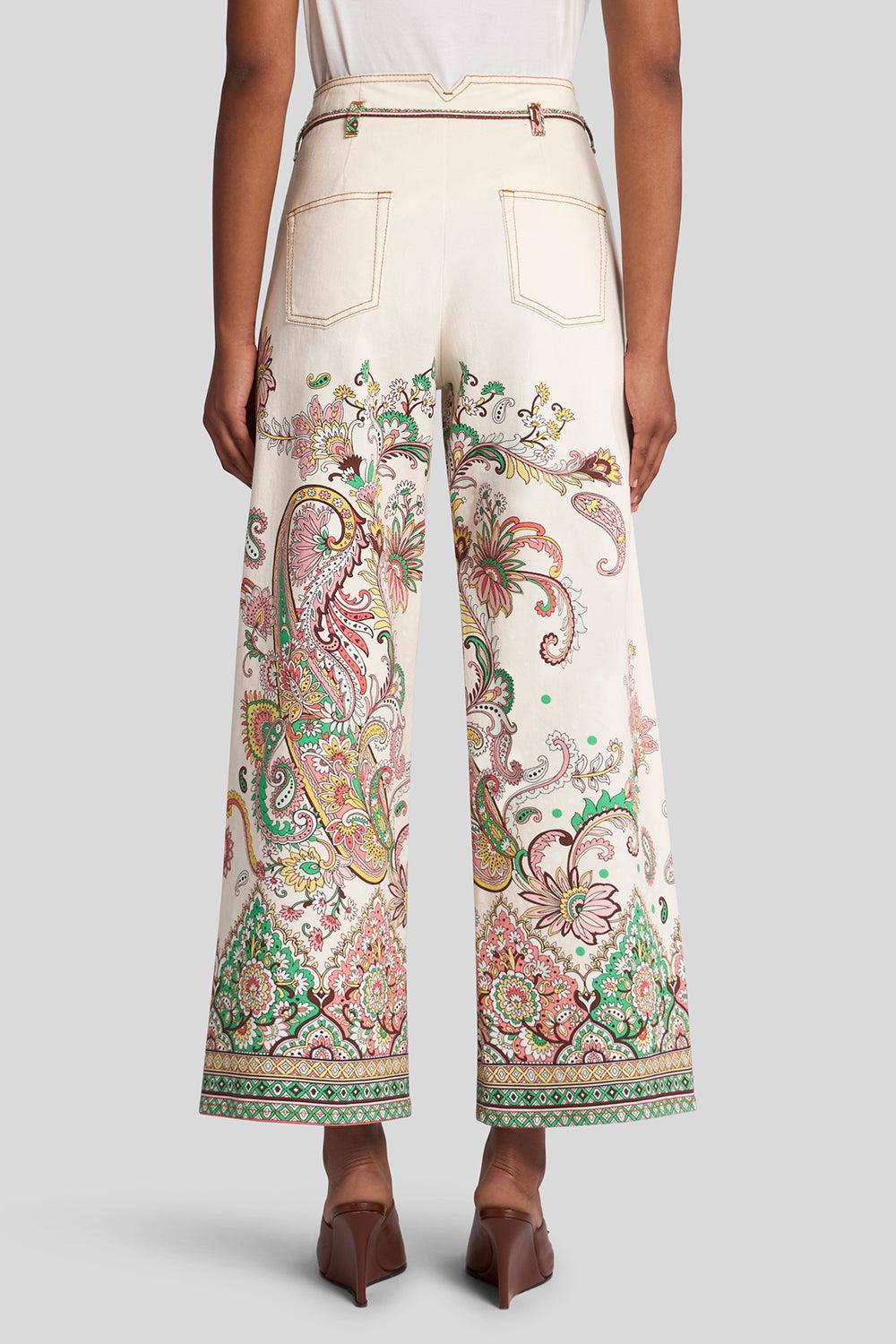 Printed Denim Pant - Image 5