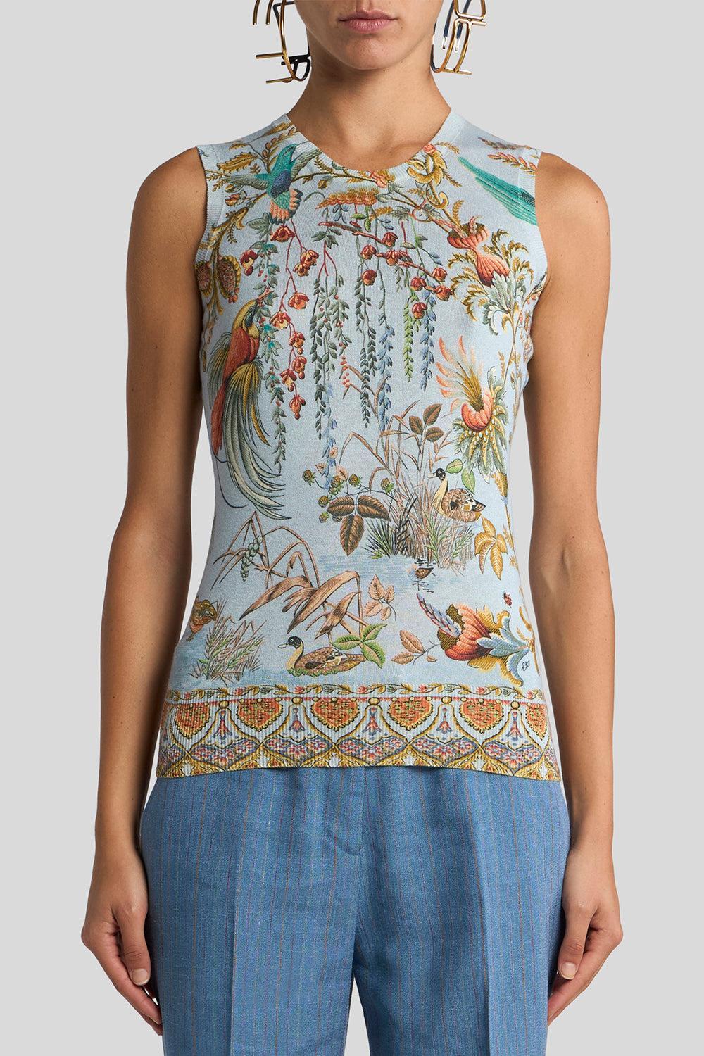 Printed Knit Tank Top - Image 2