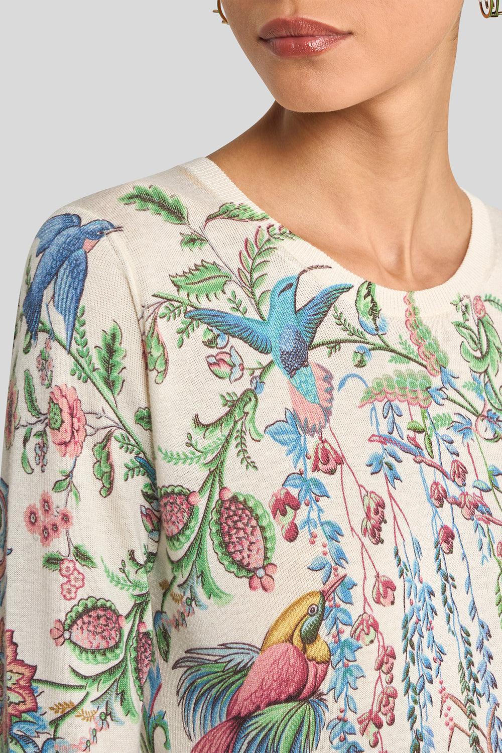 Printed Long Sleeve Sweater - Image 3